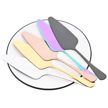 1Pc Rose Triangle Stainless Steel Golden Toothed Cake Spatula Pizza Spatula Cheese Spatula Cake Spatula Baking Accessories Tools