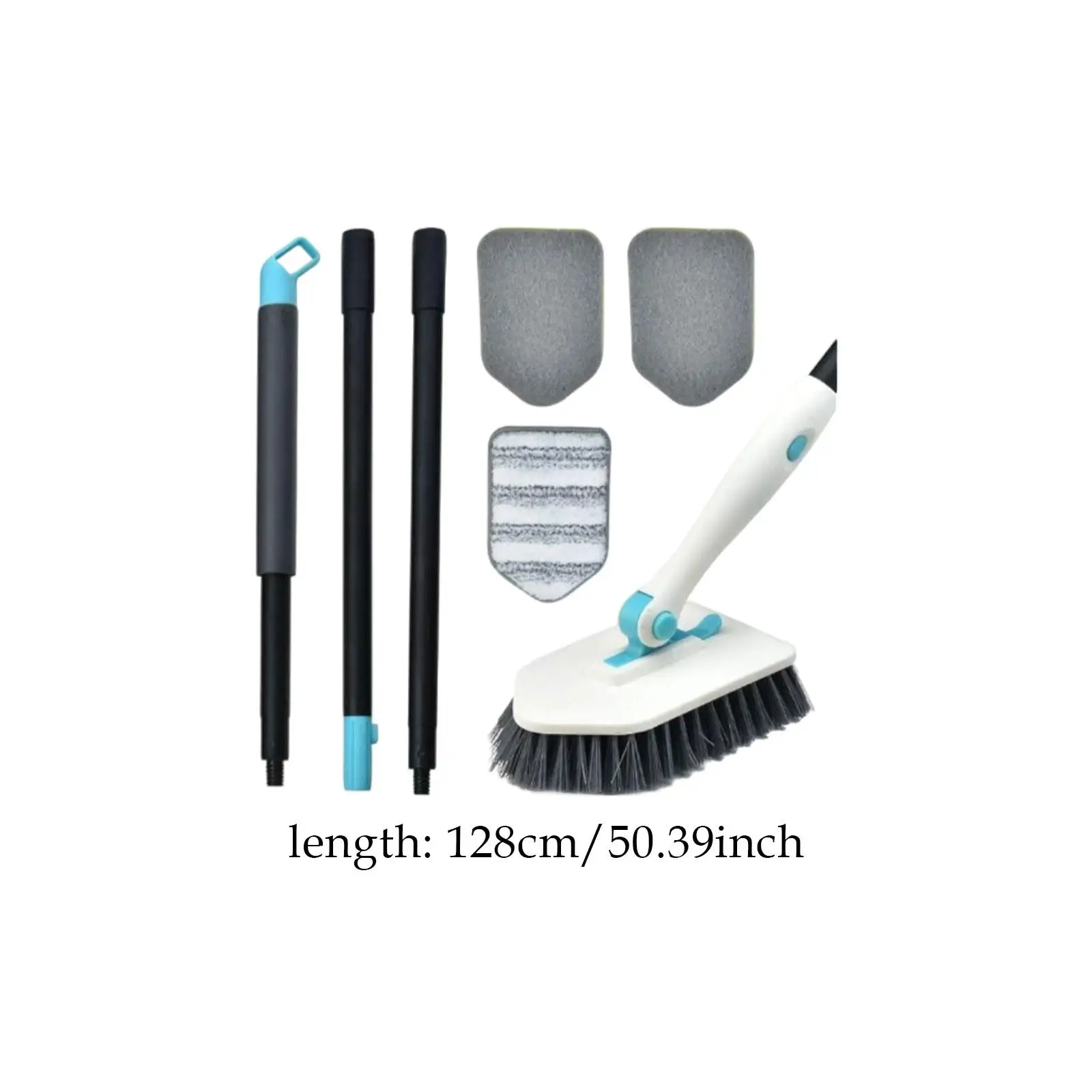 Tub Tile Scrubber Brush Bath Floor Toilet Bathroom Shower Cleaning Brush