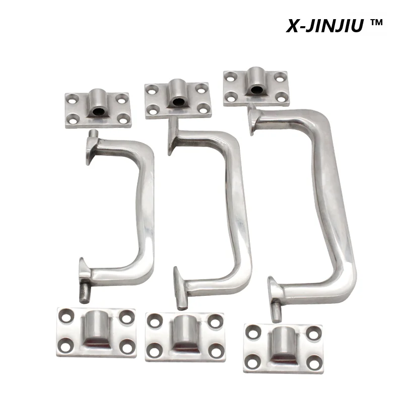 

Thickened Solid 304 Stainless Steel Heavy Handle Plus Heavy Door Bow Knobs Industrial Load-Bearing Pull Handle