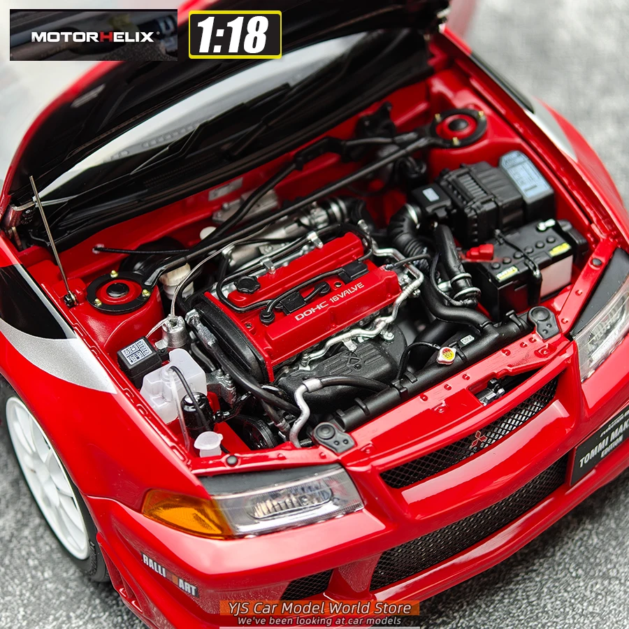 Motorhelix MH brand 1:18 scale Lancer Evolution VI（6.5） car