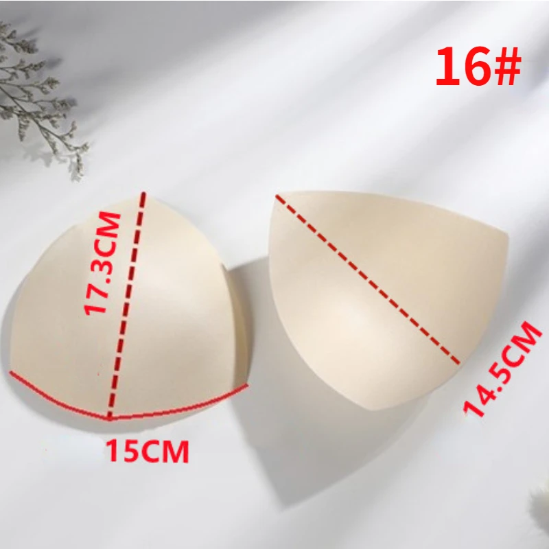 Bra Pads Inserts 2pcs 1pair Women Intimates Accessories Sponge Swimsuit Breast Push Up Bra Padding Chest Enhancers Bra Foam Insert Chest Cup
