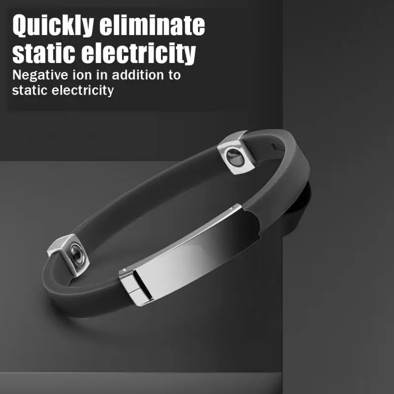 Adjustable Anti-Static Bracelet Human Body Electrostatic Eliminator Wireless Static Elimination WristBand Wrist Strap