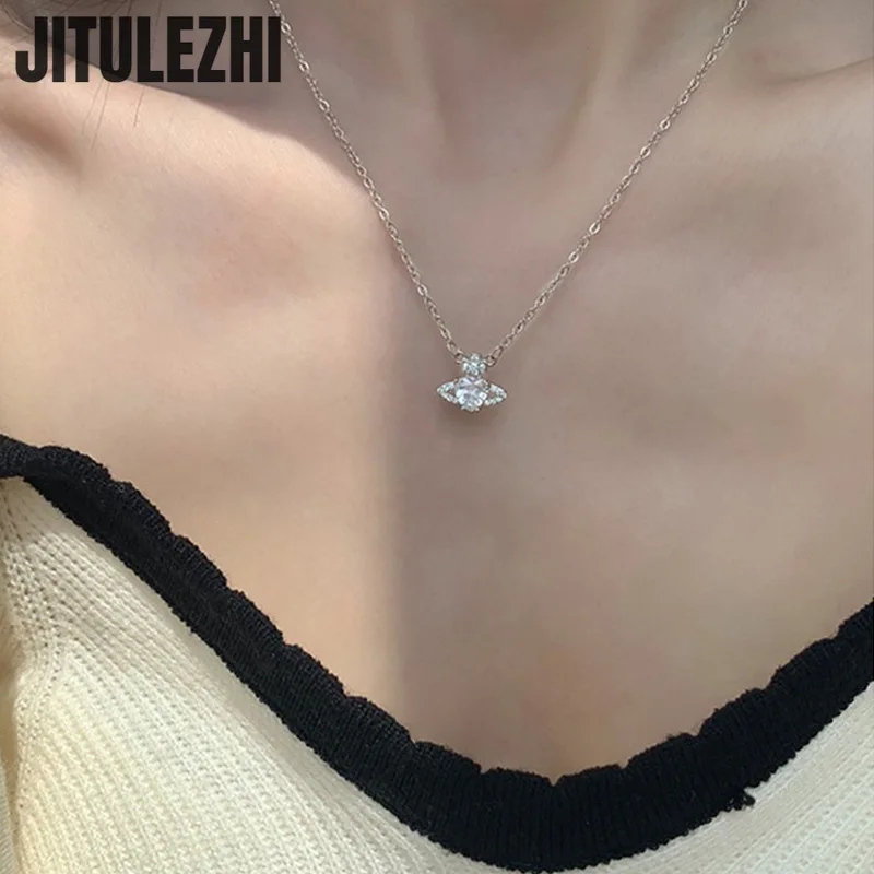 Pendant Necklace Silver Necklace Silver Pendant 925 Sterling Silver Saturn Planet Pendant For Women