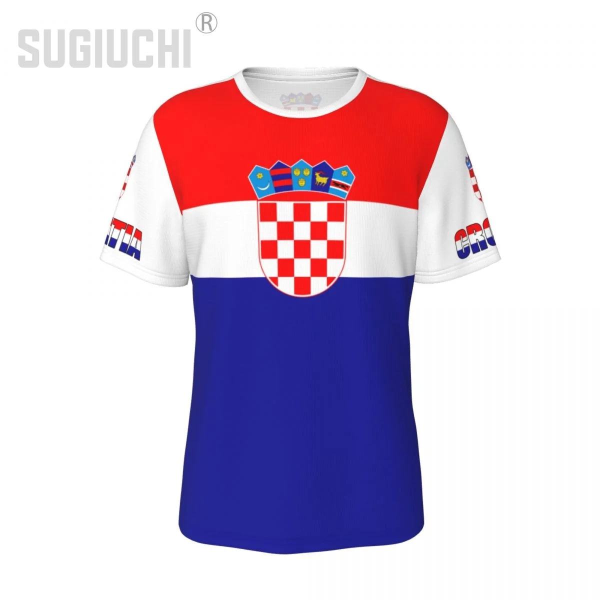 Unisex Nation T-shirt Croatia Flag Croatian T-shirts jersey For Men Women Soccer Football Fans Gifts Custom clothes tee