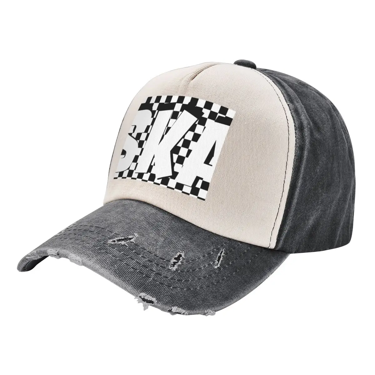 

Ska Checkerboard Baseball Cap Hat Man For The Sun Golf Women's Men's