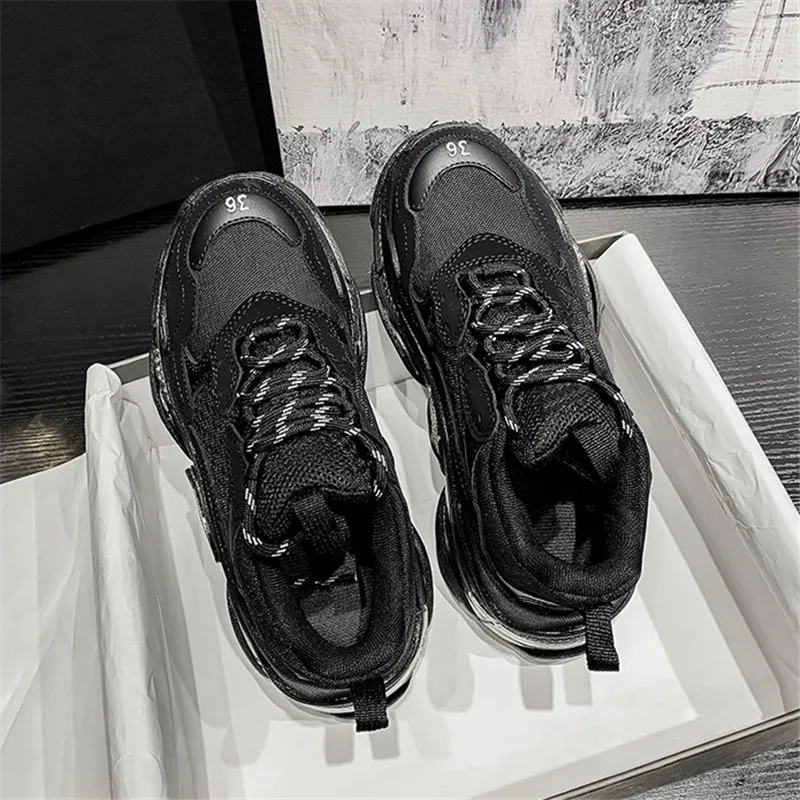 Women Shoes Casual Sneakers Women Sneakers Women Platform Breathable Sneakers Autumn Fashion Casual Shoes Ankle strap mesh shoes women