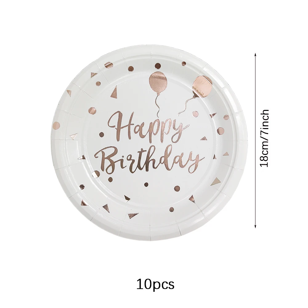 10pcs 7inch plates