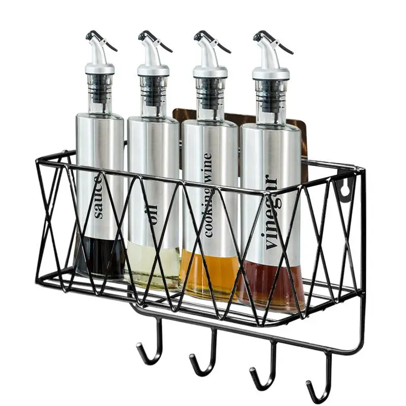 

Wall Shelves Kitchen Storage Basket Wall Mounted Multifunctional Organizer Decor Effect Divider Design Fine Polishing For