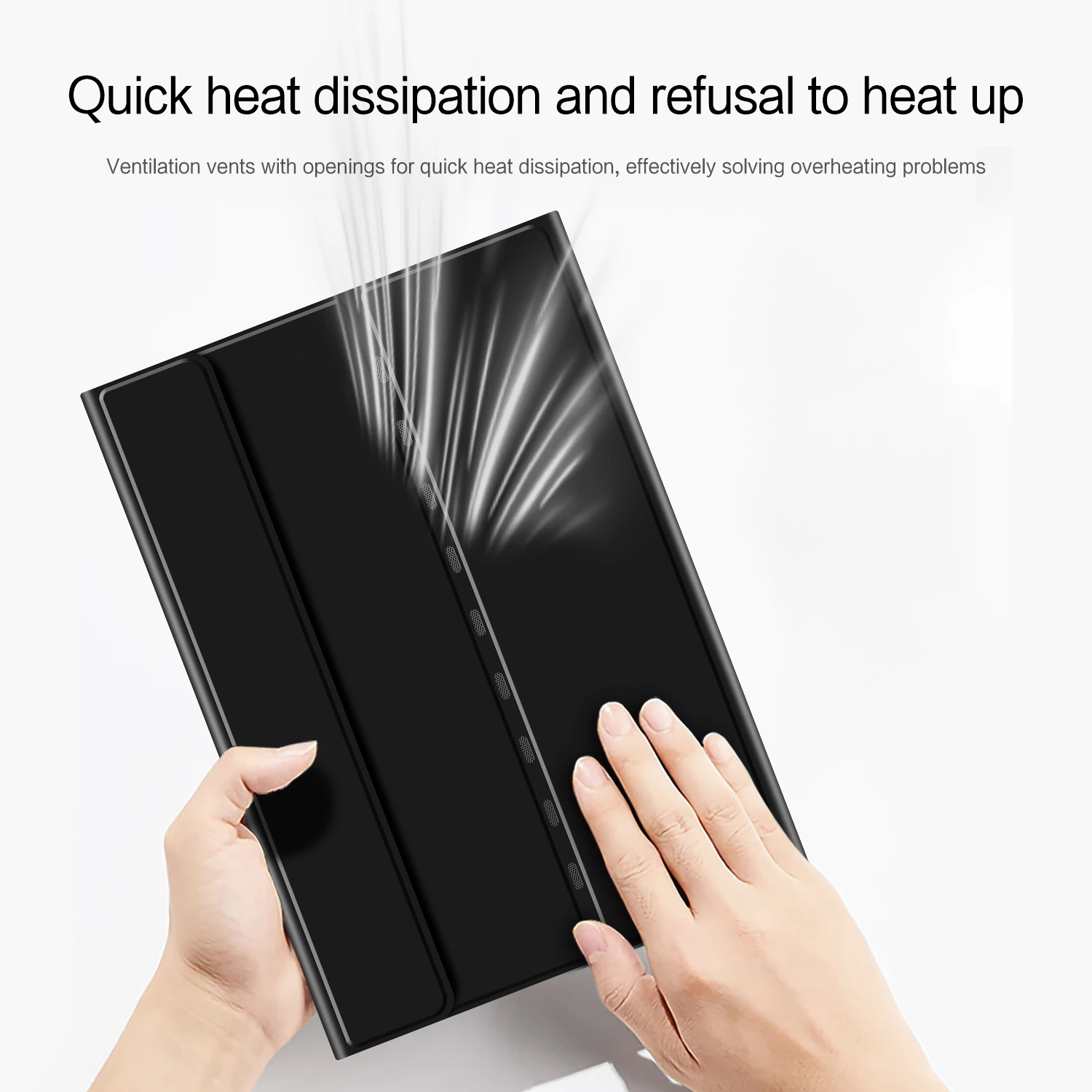 Premium 14.2-Inch Tablet Protective Case with Keyboard Pouch Sleeve