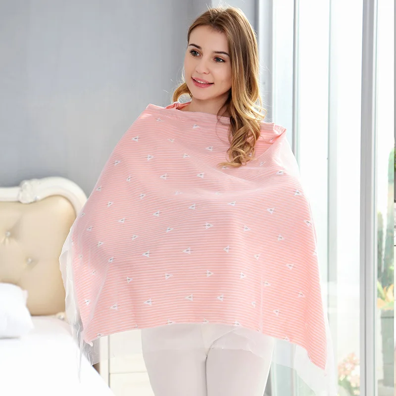 Cotton Breastfeeding Breast Covering Outdoor Nursing Towel Summer Shawl Nursing Clothes Cover up to Prevent Embarrassment G1
