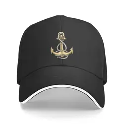 Custom Nautical Anchor Baseball Cap Hip Hop Men Women's Adjustable Sailor Adventure Dad Hat Autumn