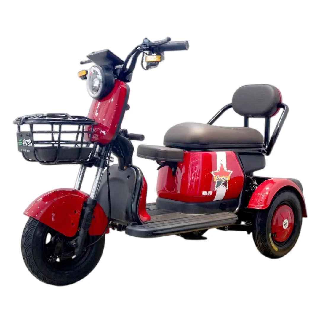 China 3 Wheels Adult Electric Tricycle with Child Seat and Handle Bar EEC Certificate Cheaper E-Trikes Electric Tricycles