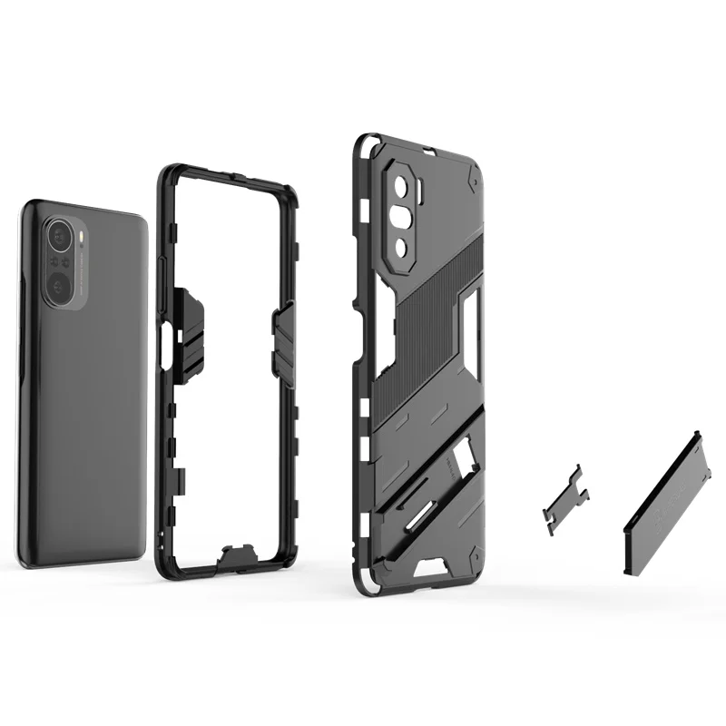 Shockproof Armor Phone Case with Magnetic Holder Stand