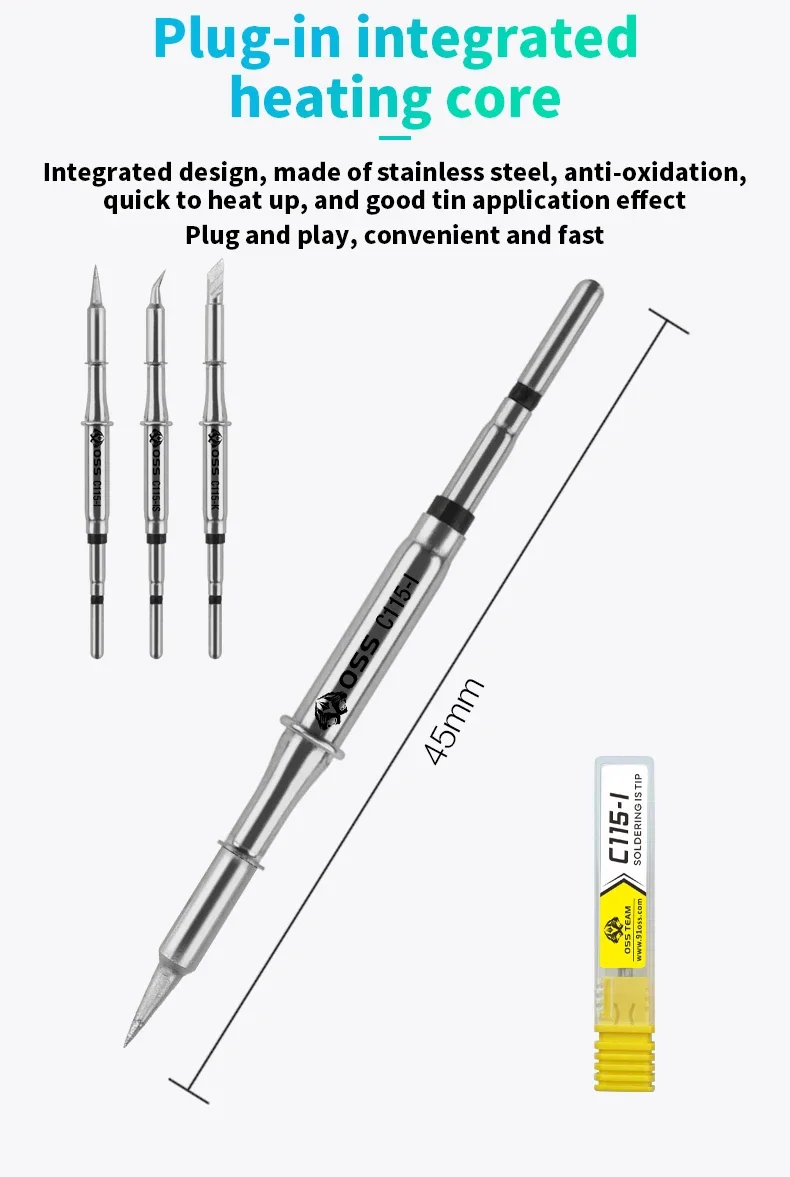 محطة لحام احترافية ، إص T115 ، T210 ، T245 ، لحام 120-450C ، محطة لحام لإصلاح الهاتف ، لحام لحام