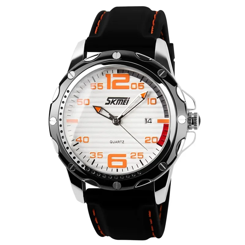 SKMEI 0992 Luxury Quartz Watch for Men Leisure Calendar Sports Waterproof Mens Wristwatches Back Light Clock Reloj Hombre 9288