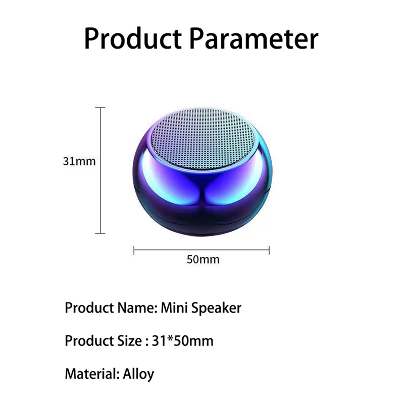 US $10.23 Bluetooth Speaker Amplified Mini Bluetooth Sound Box Soundbar Outdoor Portable Wireless Speakers Alloy