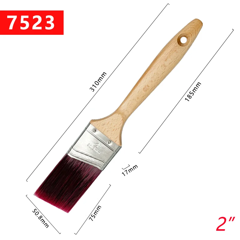 Pro Grade Paint Brushes Art paint brush 1.5" 2" 2.5" 3" Angle Brushes paint brushes