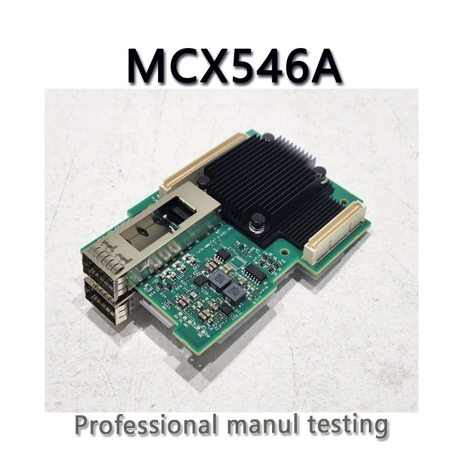 Mellanox ConnectX-5 이더넷 카드 MCX546A-CDAN, PCIe 4.0 X16 QSFP28, 2x100G
