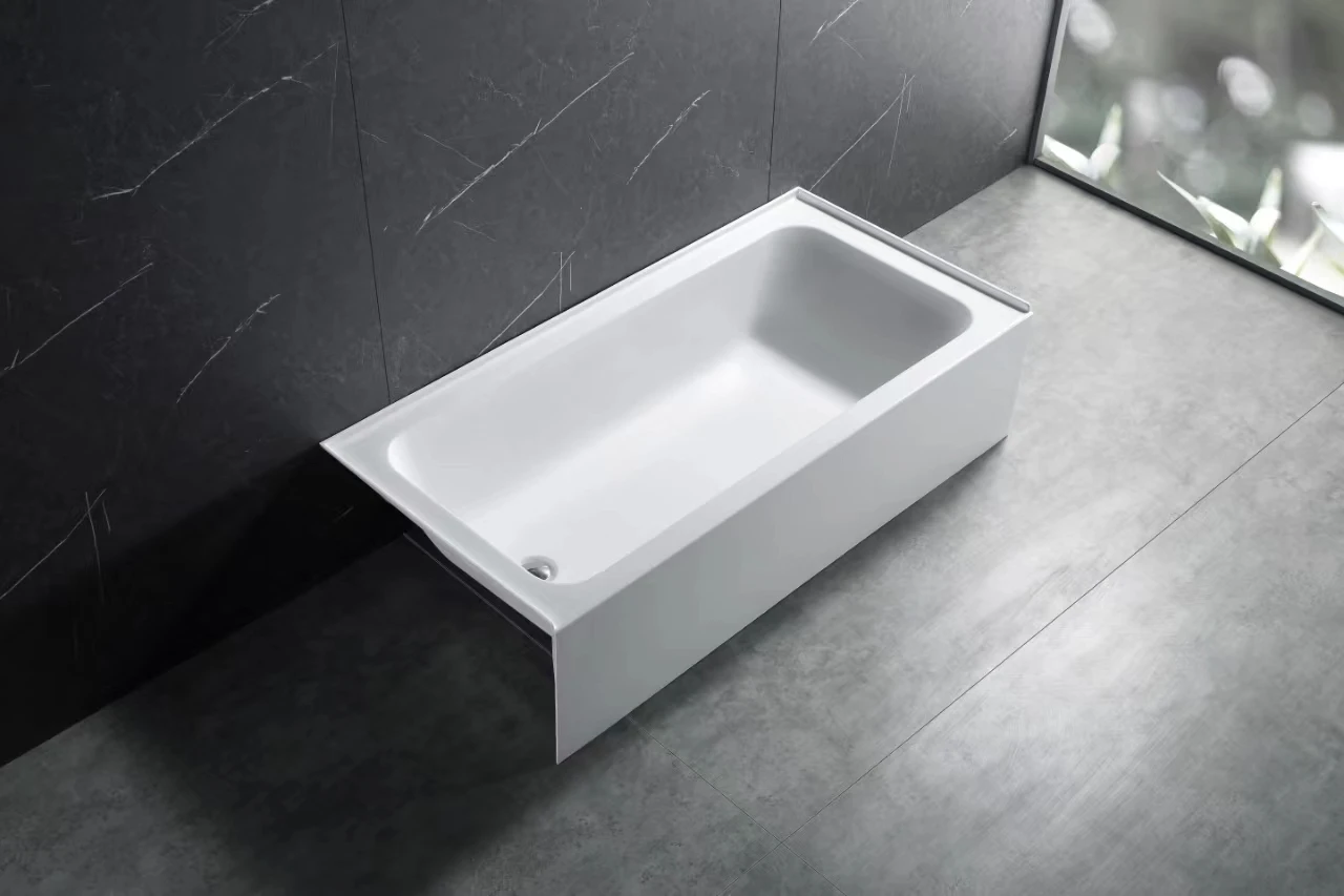 Acrylic Apartment Bathtub Elegantly Designed Whirlpool For Modern Living 4