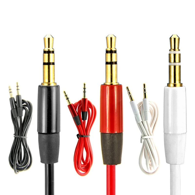 

Gold Plated 3.5mm Male To Male Aux Cable For Car Stereo MP3 Phone