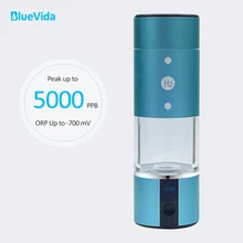 

Latest Nano Super Saturation Max 5000ppb Hydrogen Water Generator Bottle DuPont SPE PEM High Antioxidant ORP Inhale Hydrogen Gas