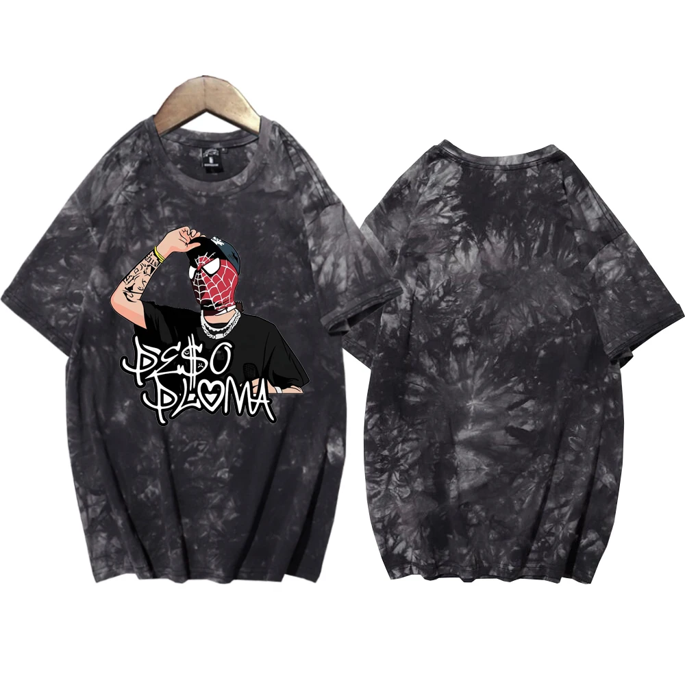 Peso Pluma Tie Dye Camicie Unisex Girocollo Manica Corta Tee Fans Regalo