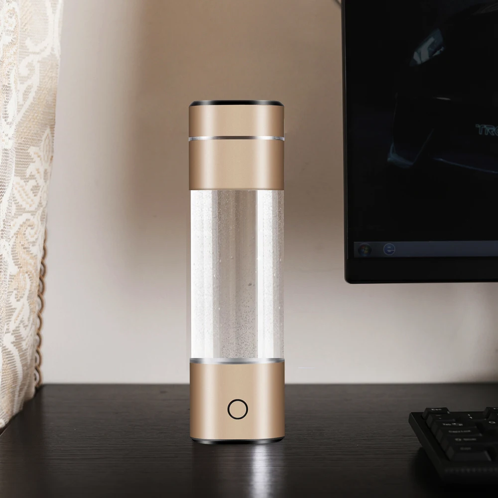 휴대용 건강한 IHOOOH H2-Cup 노화 방지 수소 발생기, 미니 수소 발생기, ORP 충전식 이온화 물병
