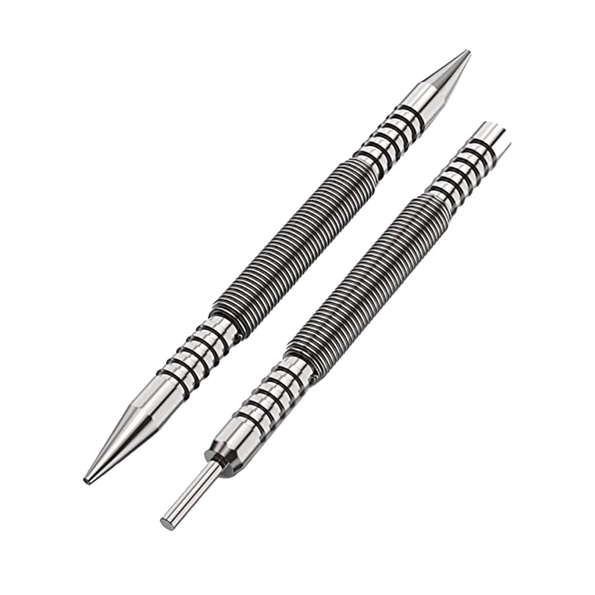 

Spring Double End Nail Punch Set Center Hole Punch Spring Loaded Marker Metal Woodworking Drill Bit Door Pin Removal