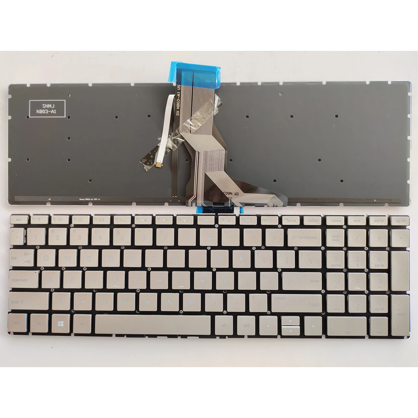 Clavier AZERTY Original Pour HP 15-da0006nf à 15-da0010nf - Pièce Neuve, Fabrication France