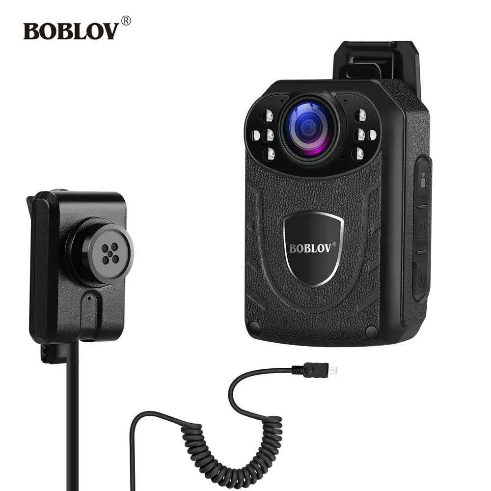 Боди-камера BOBLOV KJ21 Pro, 2,4 ГГц, сенсорный экран, HD1296P KJ21
