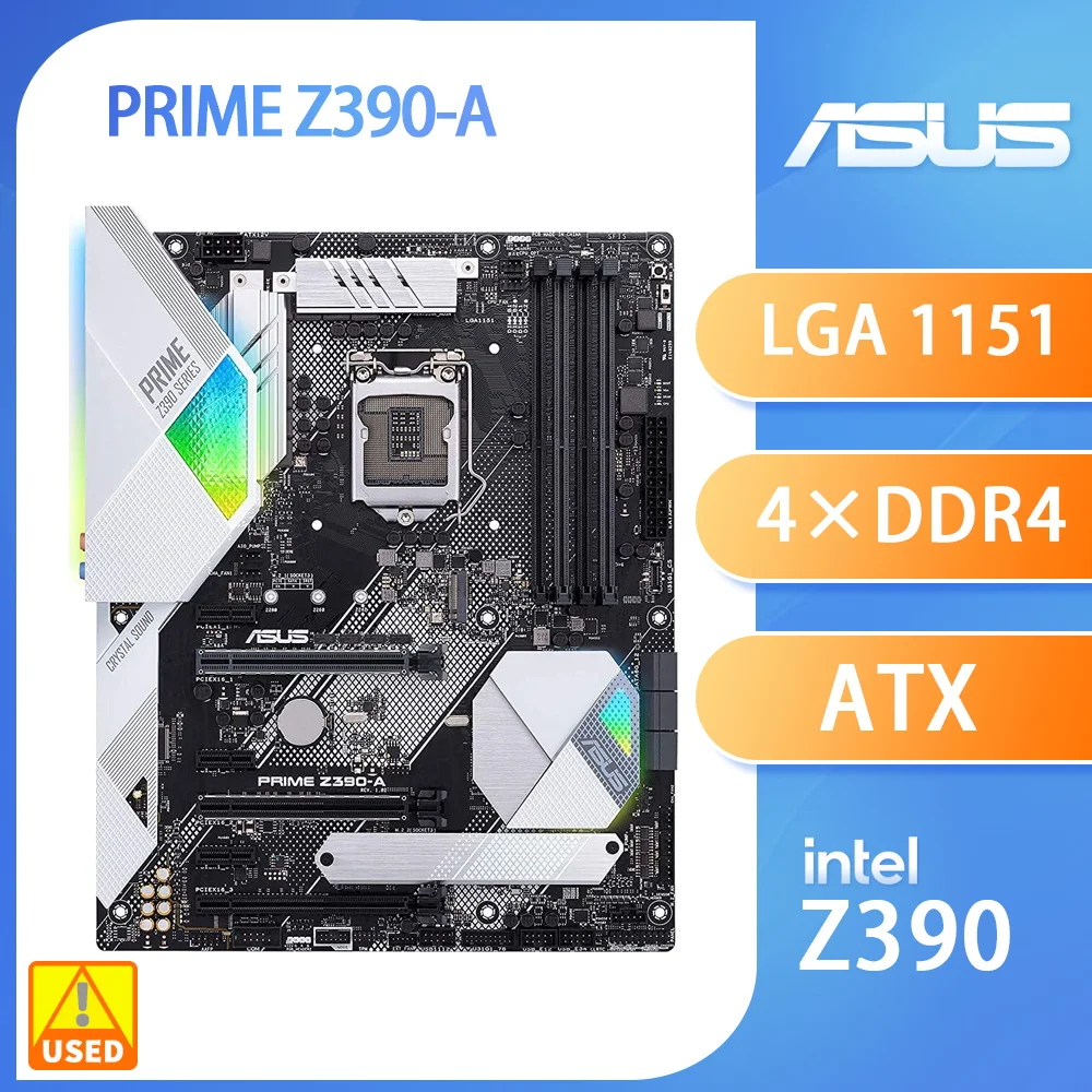 Z390 ASUS PRIME Z390 A LGA 1151 Motherboard 4xDDR4 Intel Z390 64GB PCI ...