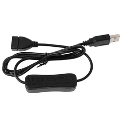 USB Extension Cable with On/Off Switch for Data Transfer and Charging (USB Male to Female)