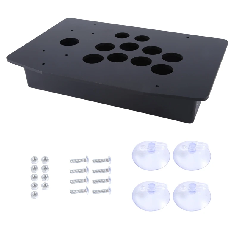

Arcade Joystick Acrylic Panel Case For Arcade Game Machine DIY Can Be Installed Joystick Button For Retro Video Game Easy To Use