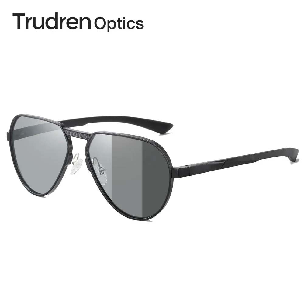 

Trudren Luxury Aluminum Aviation Sunglasses for Men High Quality Polarized Driving Sun Glasses Single Bridge Pilot Sunglass 5059