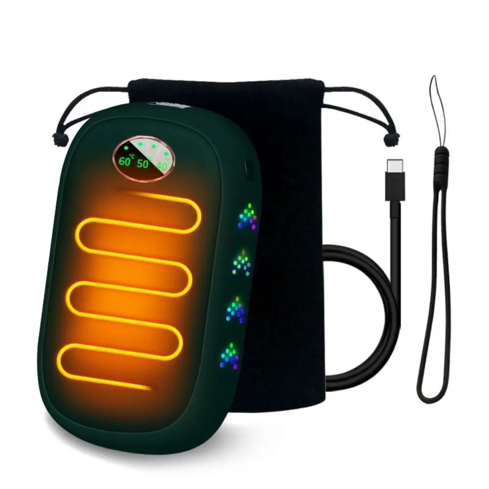 

Temperature Control Double-Sided Heating Pocket Hands Heater Hand Heating Stove Hand Warmer Charging Treasure