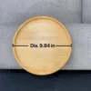Storage Tray Table Sofa Armrest Clip-On Trays Natural Bamboo Sofa Tray Practical TV Snack Trays for Remote Control Drink Snacks 5