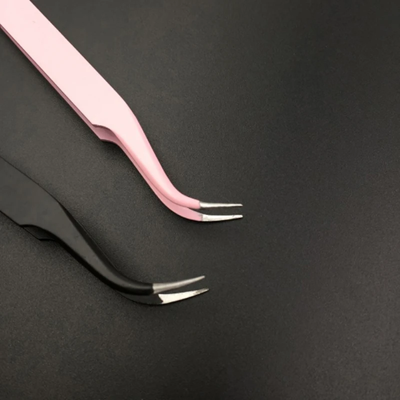 1PC Stainless Blackhead Acne Remover Bend Clip Tool Comedone Tweezer Curved Pimple
