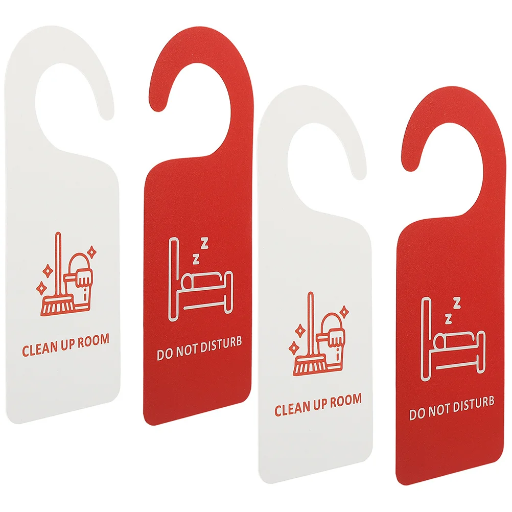 

Clean Up Room Sign Do Not Disturb Sign Double-sided Door Hanger Sign for Hotel