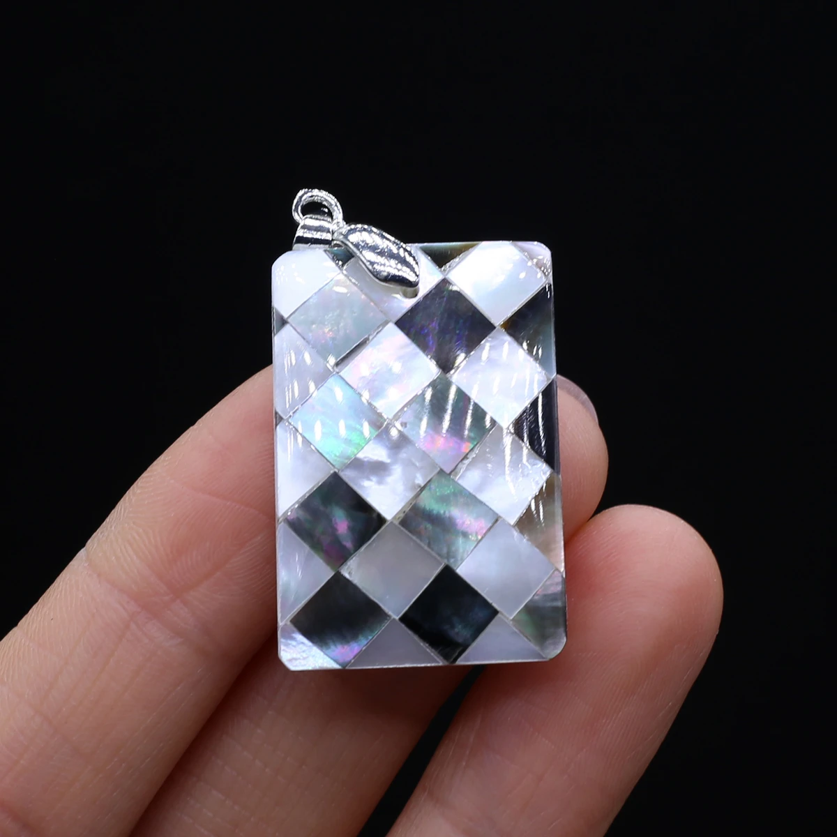 Natural Sea Pendants Reiki Rectangle Polished Charms Beach Jewelry Making Diy Women Necklace Gifts| | - AliExpress