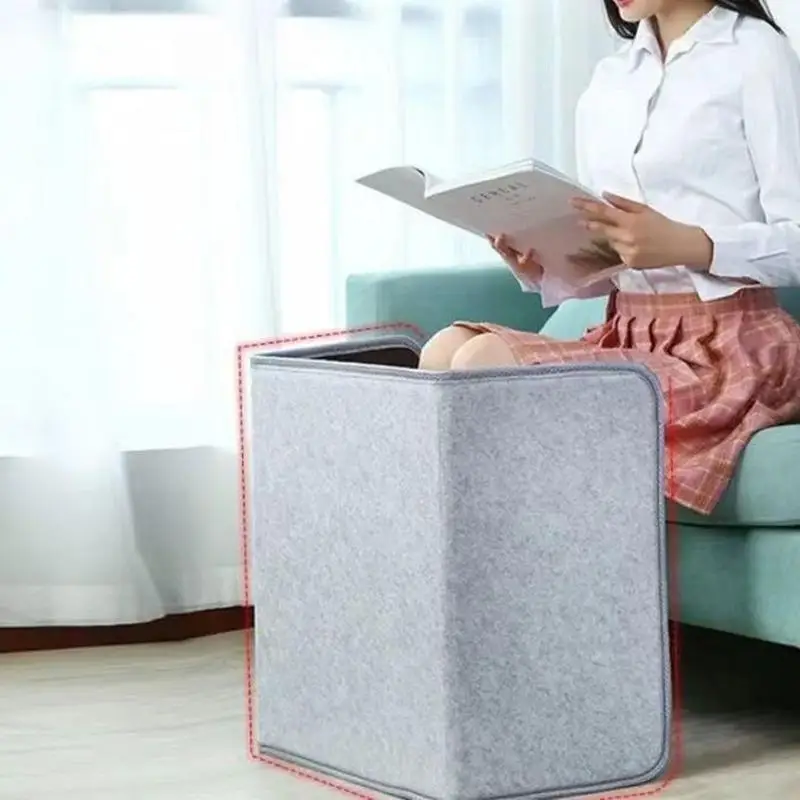 

Under Desk Space Heaters 3D Folding Foot Warmer With Timer Quiet Floor Foot Warmer For Office Home Electric Panel Space Heater