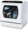 Dishwasher, 5 Washing Programs Portable Dishwasher With 5-Liter Built-in Water Tank For Glass Door 1