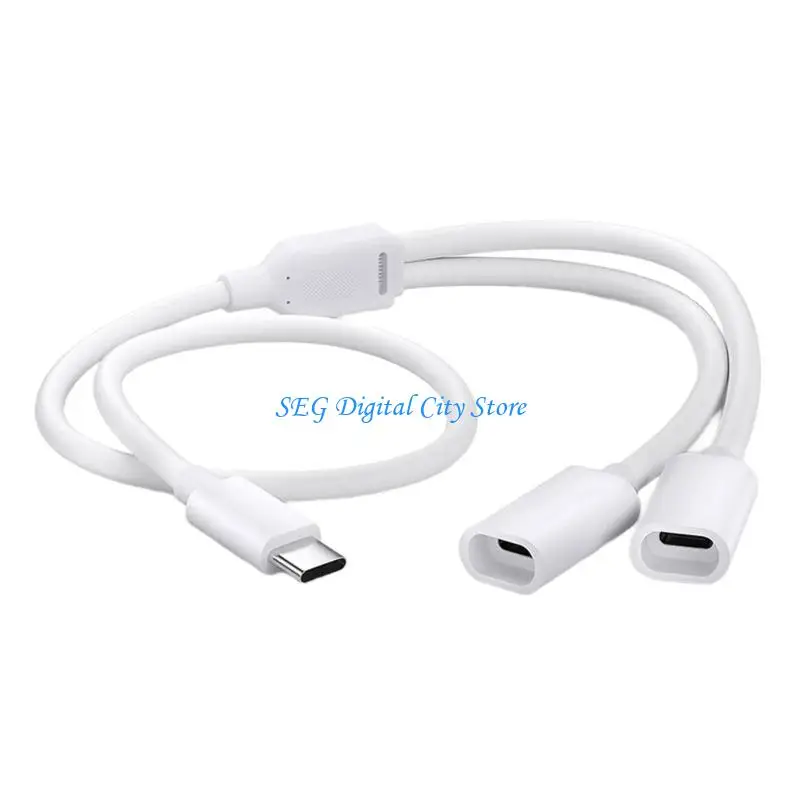 U75B 야외 태양 전지 패널 카메라 USB C 분배기 보안 시스템 용 충전 케이블 비바람에 견디는 PVC 건설 480Mbps 데이터