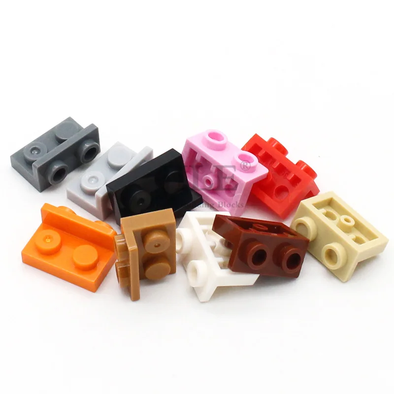 

30pcs Bracket 1x2 - 1x2 Inverted 99780 DIY Enlighten Building Blocks Bricks Bulk Compatible with Assembles Particles Toys