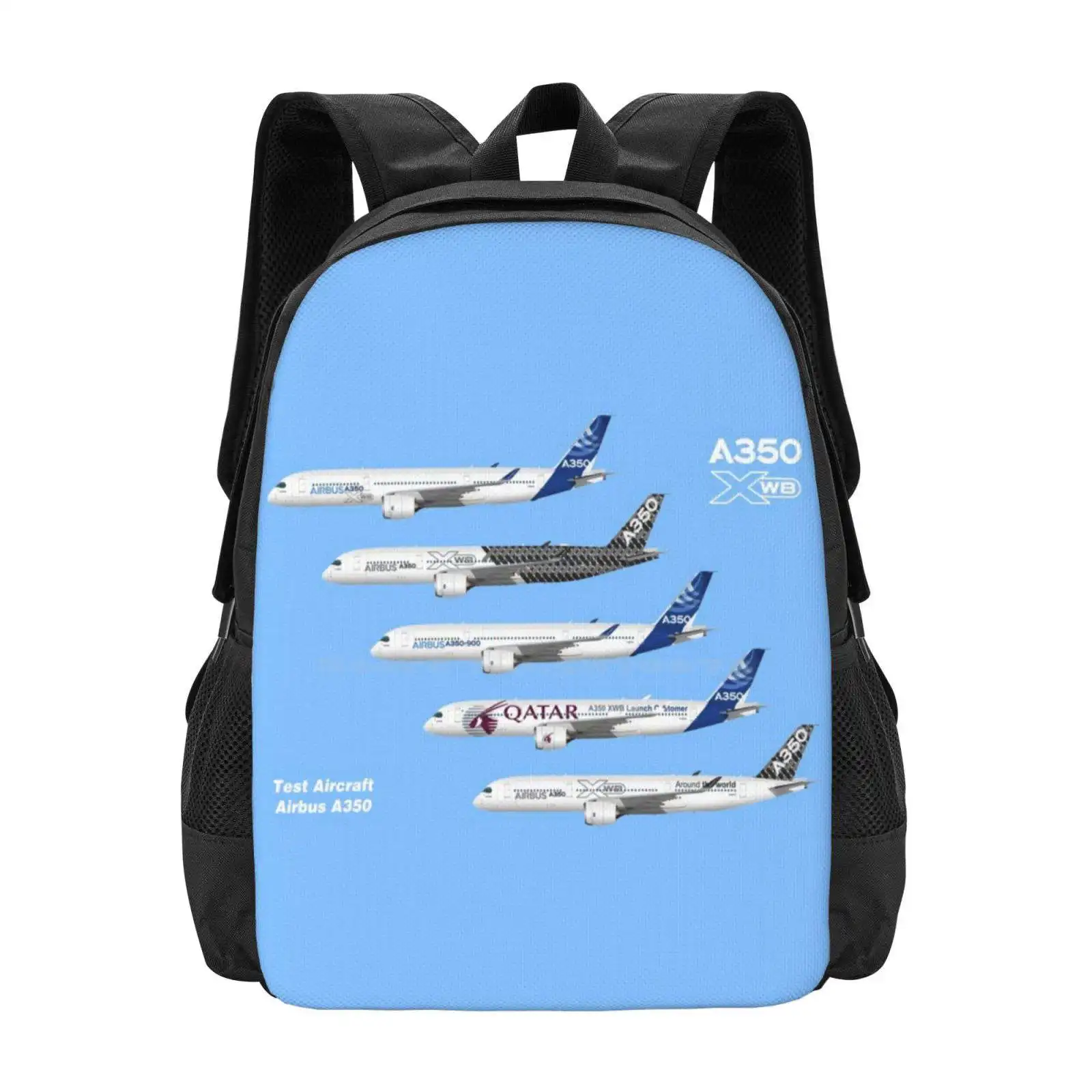 

Airbus A350 Test Aircraft Fleet Illustration Pattern Design Laptop Travel School Bags Airbus A350 A350 Airbus A350 900 Test