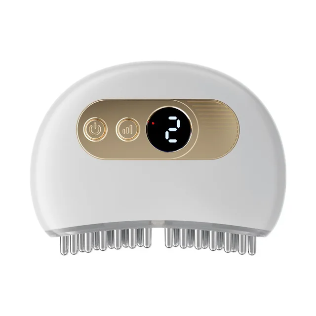 9-speed Vibration Heating Electric TENS Guasha Scraping Board Brush Facial Back Head Dredging Meridian Relaxation Massage Device_voghion.com
