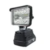 Car LED Work Lights Flashlights Electric Torch Spotlight USB Power For Bosch 18V Li-ion Battery BAT609 BAT618 4