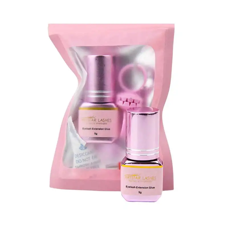 ARTSTAR 5ml Eyelash Glue Extensions 0.5S/1S/2S Fast Drying Lashes Extension Adhesive Low Smell Long Lasting Lash Glue 6