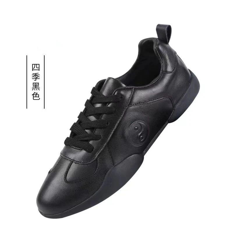 Women's Casual Shoes Men's White Martial Arts Shoes Casual Soft Bottom Gymnastics Elastic Shallow Mouth Fabric Flat