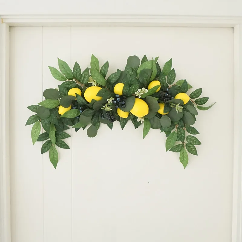 

Infant Birth Memories Props Lemon Berry Decoration Simulation Flower Lintel Western Table Flower Photography Accessories