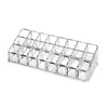 24 Lattices Acrylic Lipstick Organizer Lip Gloss Container Plastic Nail Polish Storage Box Makeup Holder Cosmetics Display Rack 1